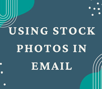 Can you use stock photos in emails?