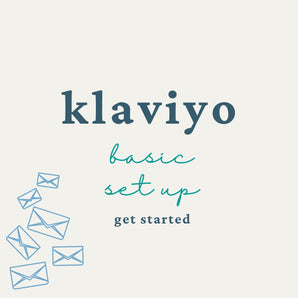 Getting Started with Klaviyo - Basic Setup. This package is ideal for those moving from another platform, or new to Klaviyo.This package can be completed for you in approximately two weeks depending on your business database. It includes a full professional Klaviyo set up, with your branding, that is specifically designed so that you will very quickly increase your email marketing revenue.